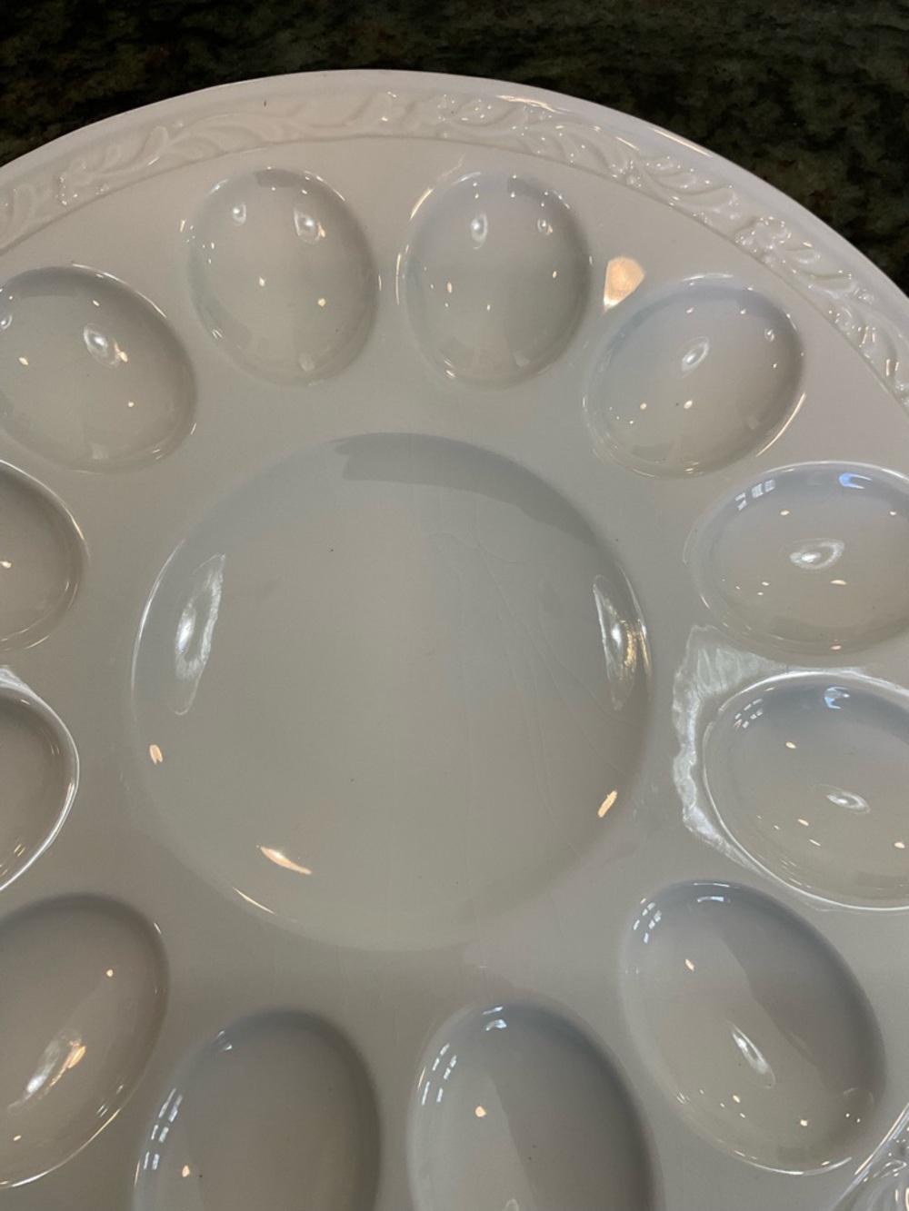 Mikasa Italian Countryside Deviled Egg Plate - Picture 3 of 6